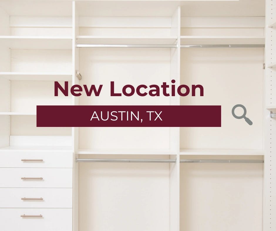 Classy Closets Expands to Austin, TX