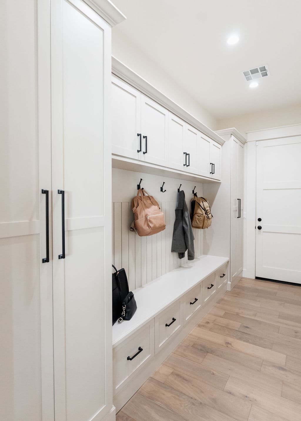 White Mudroom Storage - image 1
