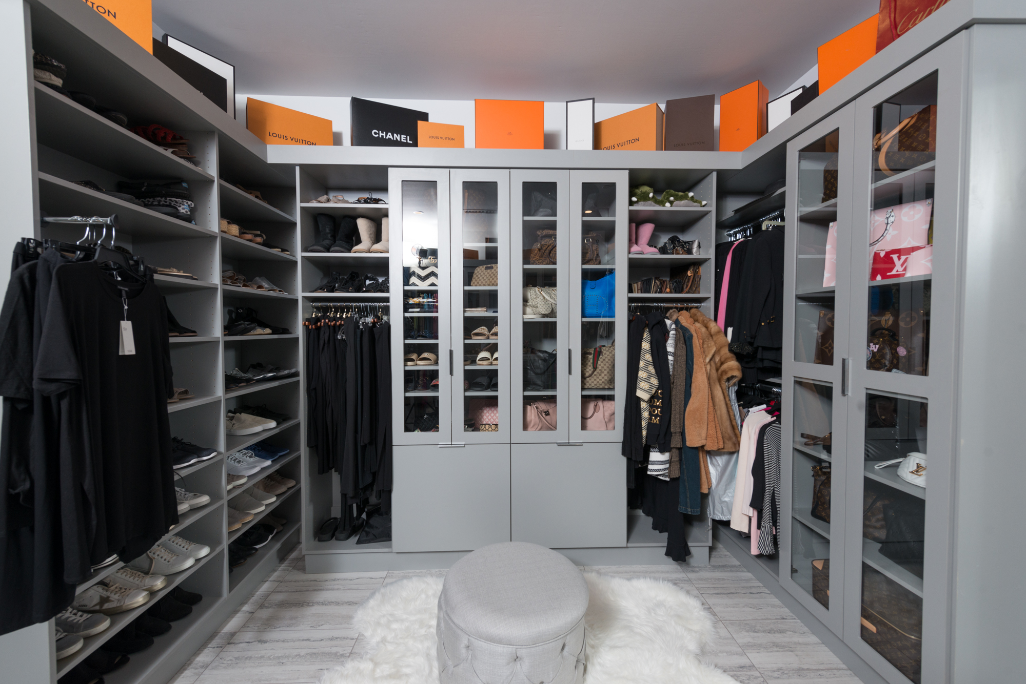 Louis Vuitton Closet Design Ideas